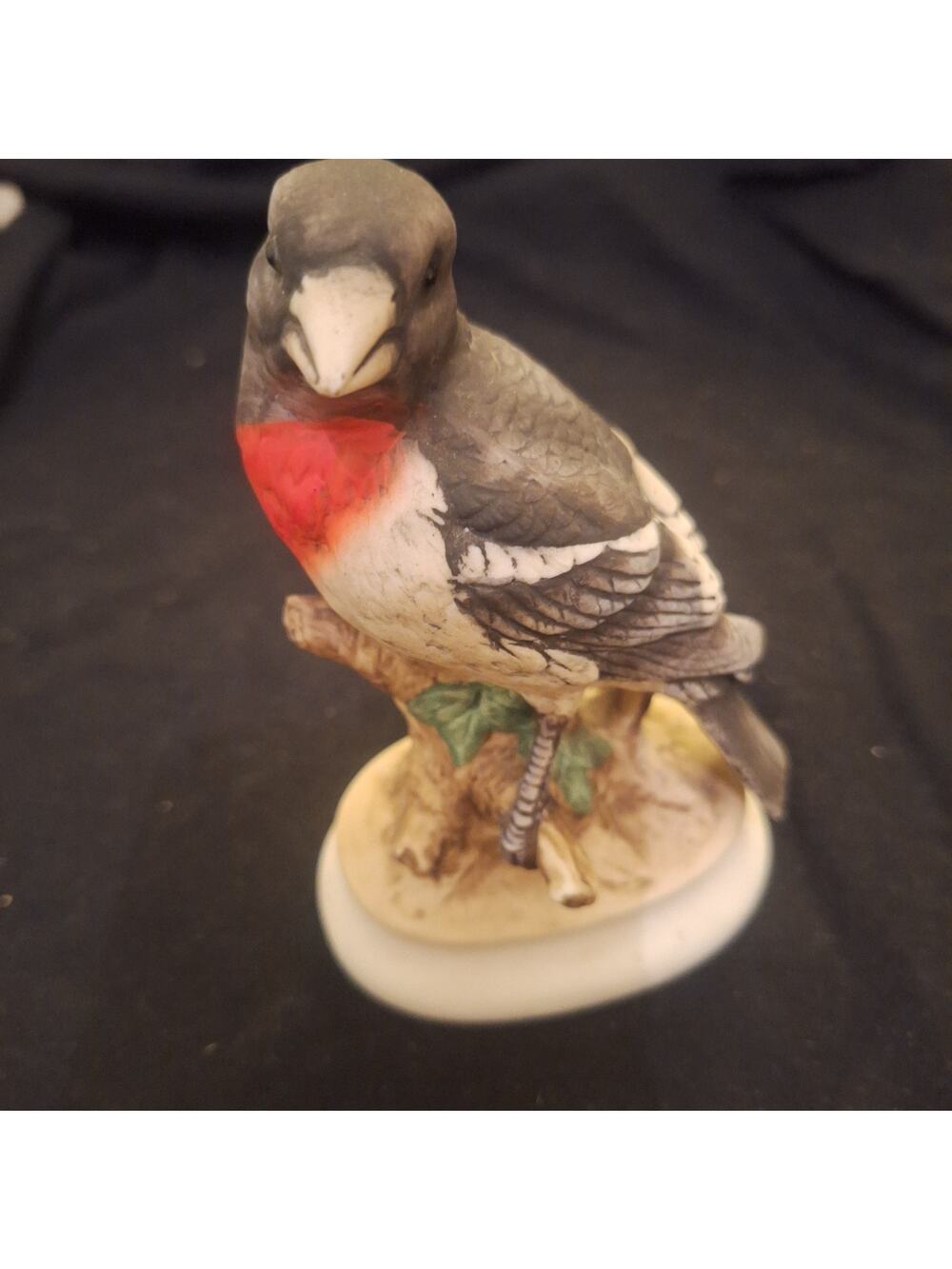 Hand Painted Lefton Rose-breasted Grosbeak KW 4206